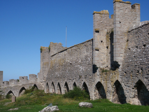 Visby city wall/fortress.